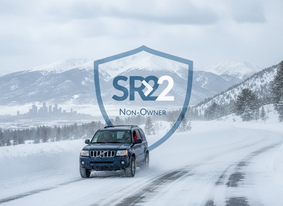 Winter Driving Rules and Non Owner SR22 Insurance in Colorado